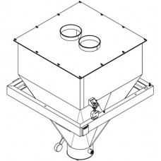 Дозатор мучной тензометрический с ручной выгрузкой (нерж.) ДМТ-200Р